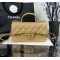 CHANEL MINI FLAP BAG WITH TOP HANDLE  AS2431 GOLD