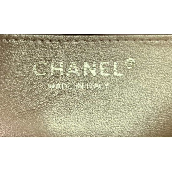 CHANEL MINI FLAP BAG WITH TOP HANDLE  AS2431 GOLD