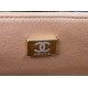 CHANEL MINI FLAP BAG WITH TOP HANDLE  AS2431 GOLD