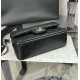 CHANEL MINI FLAP BAG WITH TOP HANDLE  AS2431 BLACK