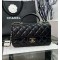 CHANEL MINI FLAP BAG WITH TOP HANDLE  AS2431 BLACK