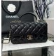 CHANEL MINI FLAP BAG WITH TOP HANDLE  AS2431 BLACK