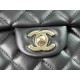 CHANEL MINI FLAP BAG WITH TOP HANDLE  AS2431 BLACK