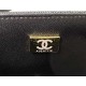 CHANEL MINI FLAP BAG WITH TOP HANDLE  AS2431 BLACK