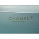 CHANEL MINI FLAP BAG WITH TOP HANDLE  AS2431 BLUE