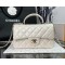 CHANEL MINI FLAP BAG WITH TOP HANDLE  AS2431 White