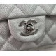 CHANEL MINI FLAP BAG WITH TOP HANDLE  AS2431 Silver