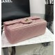 CHANEL MINI FLAP BAG WITH TOP HANDLE  AS2431 Purple