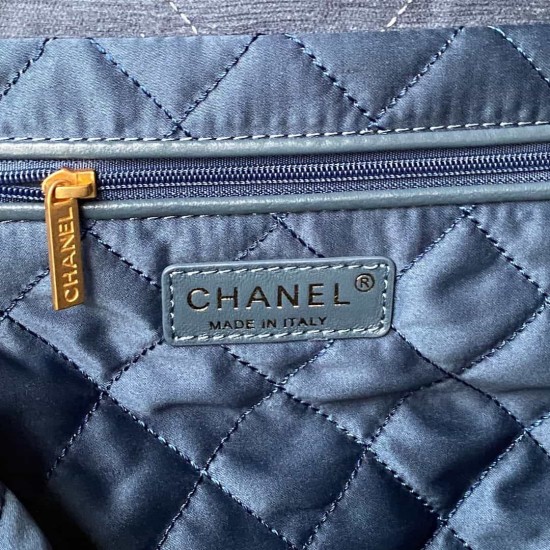 CHANEL 22 Small Bag HANDBAG Gold-Tone AS3260