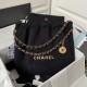 CHANEL 22 Small Bag HANDBAG Gold-Tone AS3260