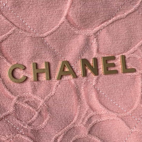 CHANEL 22 Small Bag HANDBAG Gold-Tone AS3260