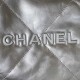 CHANEL 22 Small Bag HANDBAG Calfskin, Silver-Tone Silver AS3260