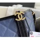 CHANEL Calfskin Quilted Small Gabrielle Hobo HandBag AS91810