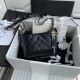 CHANEL Calfskin Quilted Small Gabrielle Hobo HandBag AS91810