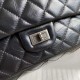 CHANEL 2.55 Aged Calfskin & Silver-Tone Meta HANDBAG A37586