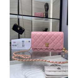 Chanel Wallet On Chain Pink AP1450