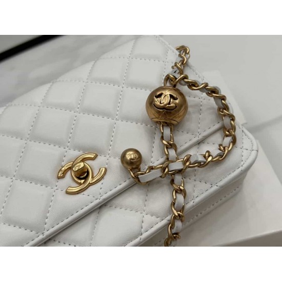 Chanel Wallet On Chain White AP1450