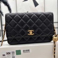 Chanel Wallet On Chain Black AP1450