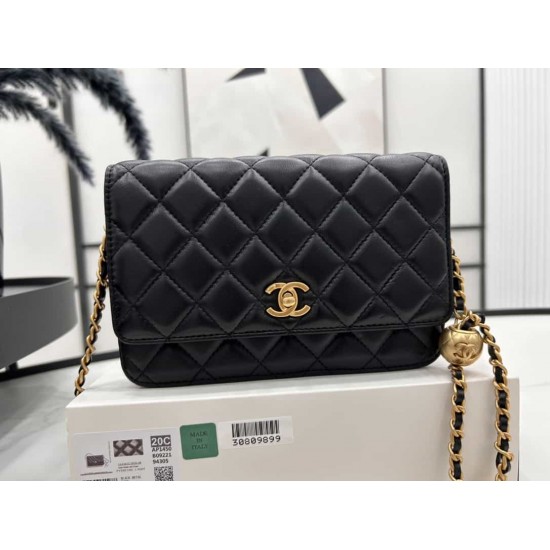 Chanel Wallet On Chain Black AP1450