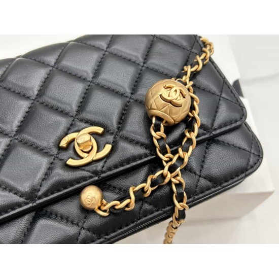 Chanel Wallet On Chain Black AP1450