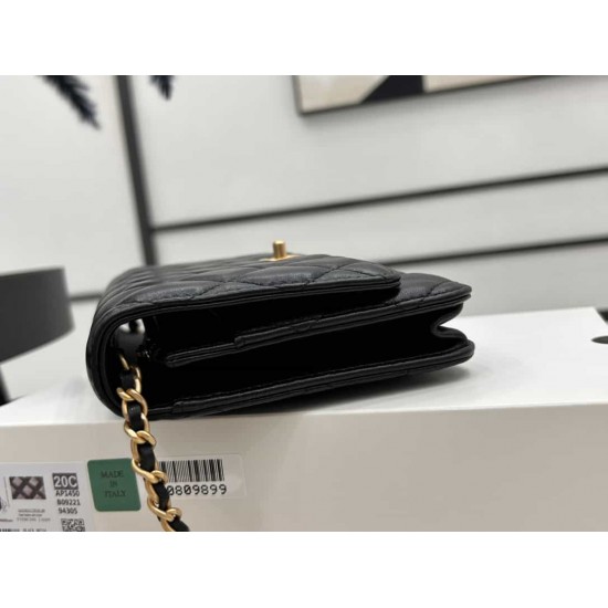 Chanel Wallet On Chain Black AP1450