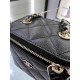 Chanel Mini Vanity Chain Shoulder Bag Black AP1340 