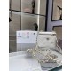 Chanel Mini Vanity Chain Shoulder Bag White AP1340 