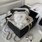 Chanel Small Vanity Chain Shoulder Bag  White AP1447 