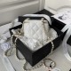 Chanel Small Vanity Chain Shoulder Bag  White AP1447 