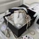 Chanel Small Vanity Chain Shoulder Bag  White AP1447 