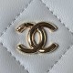 Chanel Small Vanity Chain Shoulder Bag  White AP1447 