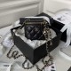 Chanel Small Vanity Chain Shoulder Bag  Black AP1447 