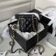 Chanel Small Vanity Chain Shoulder Bag  Black AP1447 