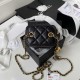 Chanel Small Vanity Chain Shoulder Bag  Black AP1447 