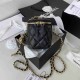 Chanel Small Vanity Chain Shoulder Bag  Black AP1447 