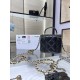 Chanel 22 Cyanine Small Vanity With Chain Black AP2198