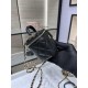 Chanel 22 Cyanine Small Vanity With Chain Black AP2198