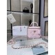 Chanel 22 Cyanine Small Vanity With Chain Pink AP2198