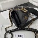 CHANEL 19 WALLET ON CHAIN Black AP3267 