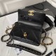 CHANEL 19 WALLET ON CHAIN Black AP3267 