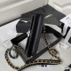 CHANEL 19 WALLET ON CHAIN Black AP3267 