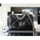 CHANEL 19 FLAP HANDBAG Black AS1160