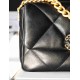 CHANEL 19 FLAP LARGE HANDBAG Black AS1161