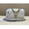 CHANEL 19 FLAP HANDBAG White AS1160