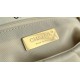 CHANEL 19 FLAP HANDBAG White AS1160