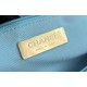 CHANEL 19 FLAP HANDBAG Blue AS1160