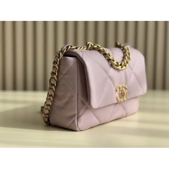 CHANEL 19 FLAP HANDBAG Pink AS1160