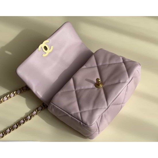 CHANEL 19 FLAP HANDBAG Pink AS1160