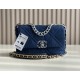 CHANEL 19 FLAP HANDBAG Denim  AS1160