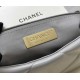 CHANEL 19 FLAP HANDBAG Grey  AS1160